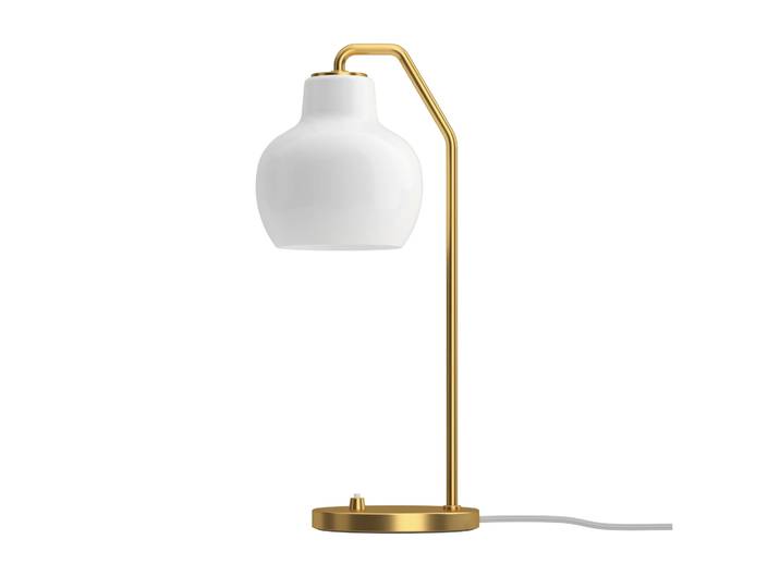 Louis Poulsen Lampe de table VL Ring Crown Ø15 cm Laiton-verre opale