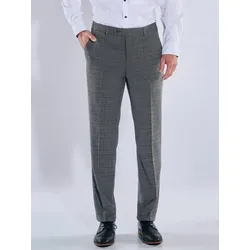 engbers Herren Anzughose aus Hightechgewebe Grau slim fit gemustert - 106
