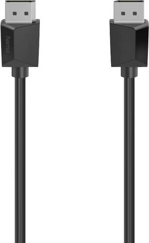 Hama DisplayPort Anschlusskabel DisplayPort Stecker, DisplayPort Stecker 3.00 m Schwarz 00200697 DisplayPort-Kabel