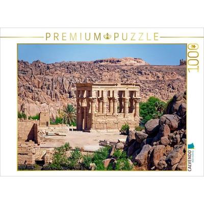 CALVENDO Puzzle Trajan-Kiosk des Augustus im Tempel von Philae | 1000 Teile Lege-Größe 64x48cm Foto-Puzzle für glückliche Stunden