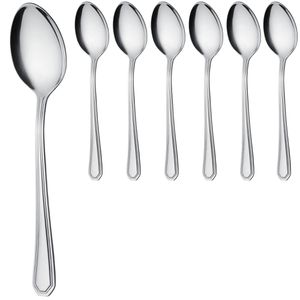 Gräwe Esslöffel Berlin, 18,5 cm, Edelstahl 18/0, silber poliert, 6 Stück