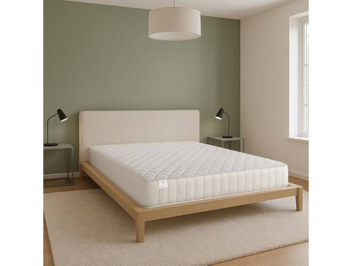 Farmarelax Matratze, Anatomisch, Polsterung Faser Hypoallergenisch, Hygienisch, Komfortabel, 90x190 cm, Höhe 19 cm Royal, Versandt Unter Vakuum gewickelt, 100% Made in Italy, Top Soft, Farmarelax