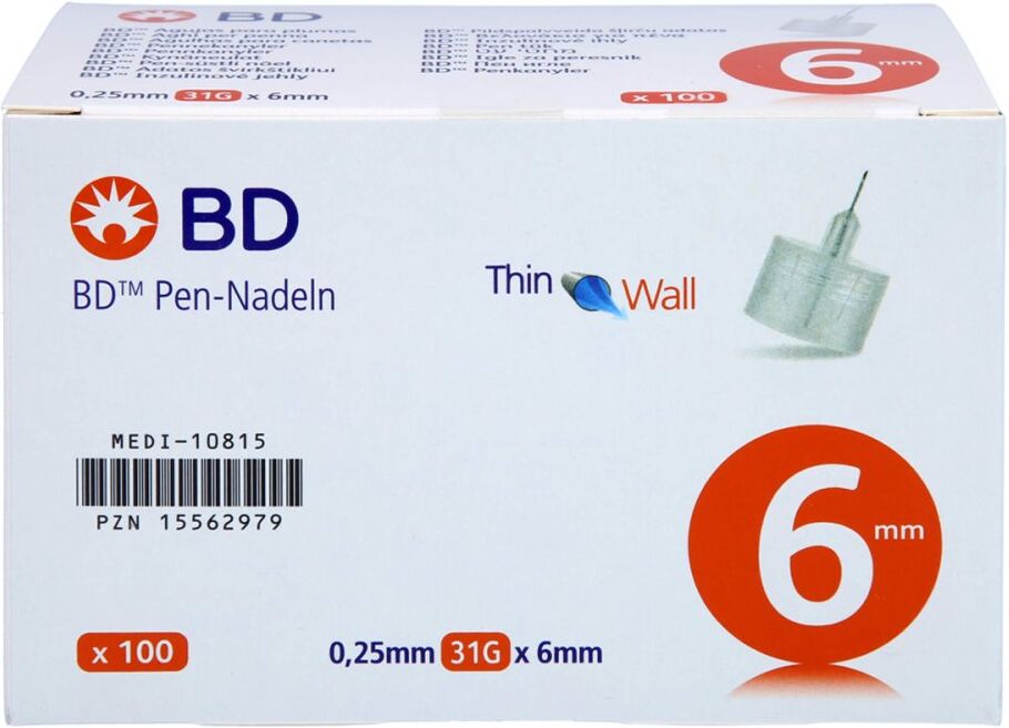 Bd Pen-nadeln 0,25x6 mm 100stk