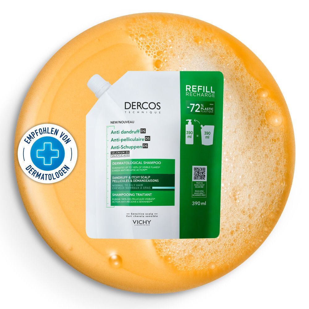 Vichy Dercos Anti-Schuppen Shampoo fett.Kopfh.NF 390 ml