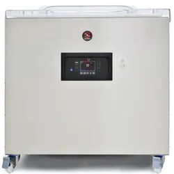 Vakuumverpackungsmaschine - SAMMIC SU-810LL - Zwei Siegelschienen von 848+848 mm - Busch Pumpe 100 m3/h.
