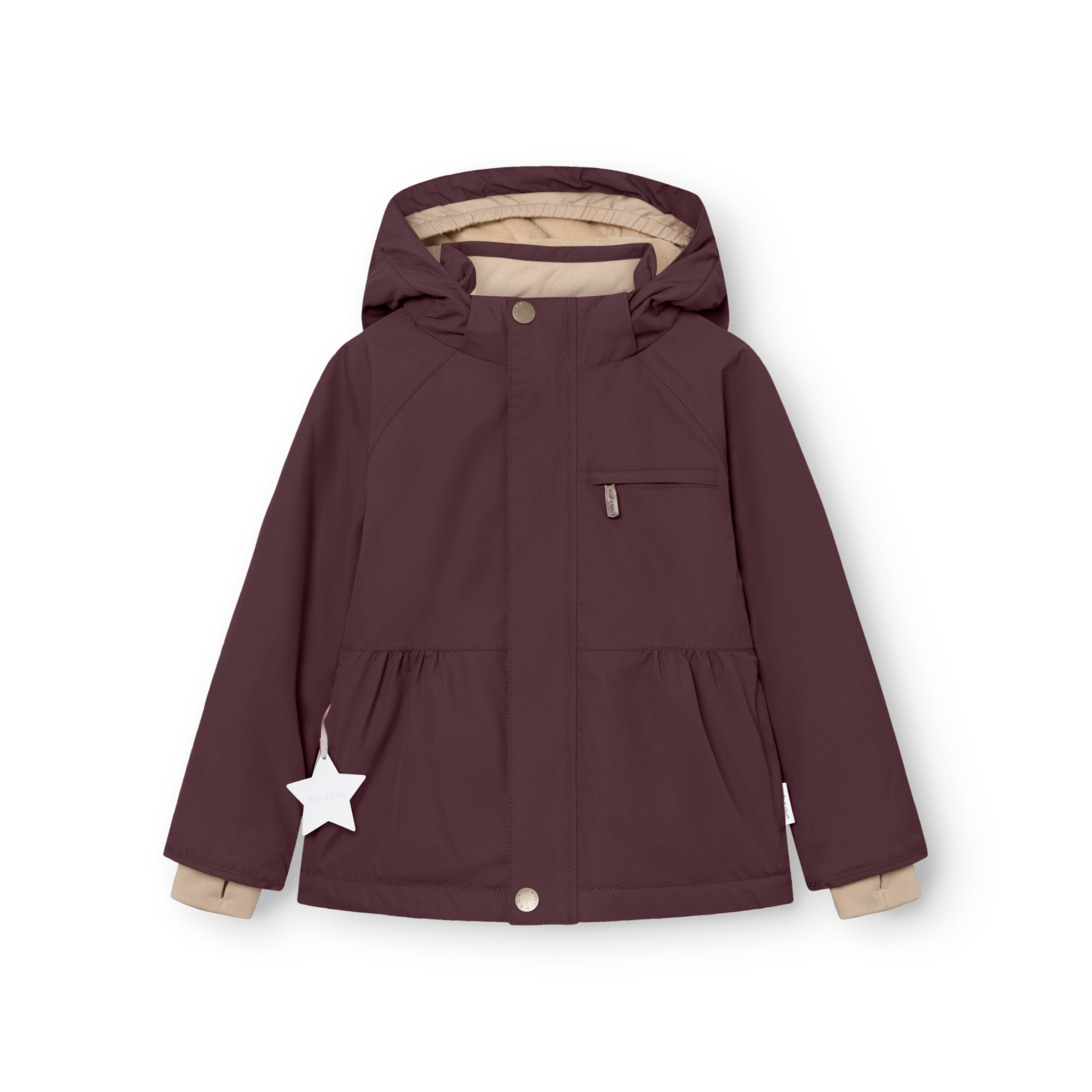 Mini A Ture Matbriddine Winter Kinder Isolationsjacke lila Größe 110 Lifestyle Wasserdicht