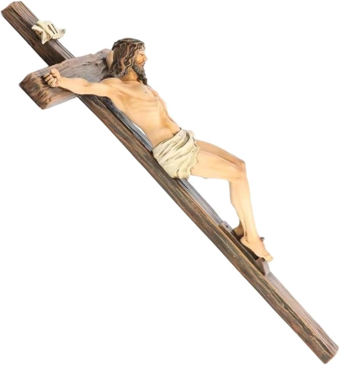 Religieus Jezus Beeldje voor op tafel, Meerkleurig, Hoogte: 243,84 cm
