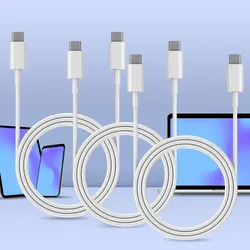3er-Set USB-C Ladekabel, weiss, 1,5 m: Schnellladen für Handy, Tablet & Laptop, Robust, flexibel & zuverlässig für Samsung, Xiaomi, iPad uvm.