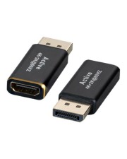 EFB Elektronik DisplayPort Adapter DP Stecker auf HDMI Typ A Buchse 4K 60HZ Digital/Display/Video (EB484-4K60)