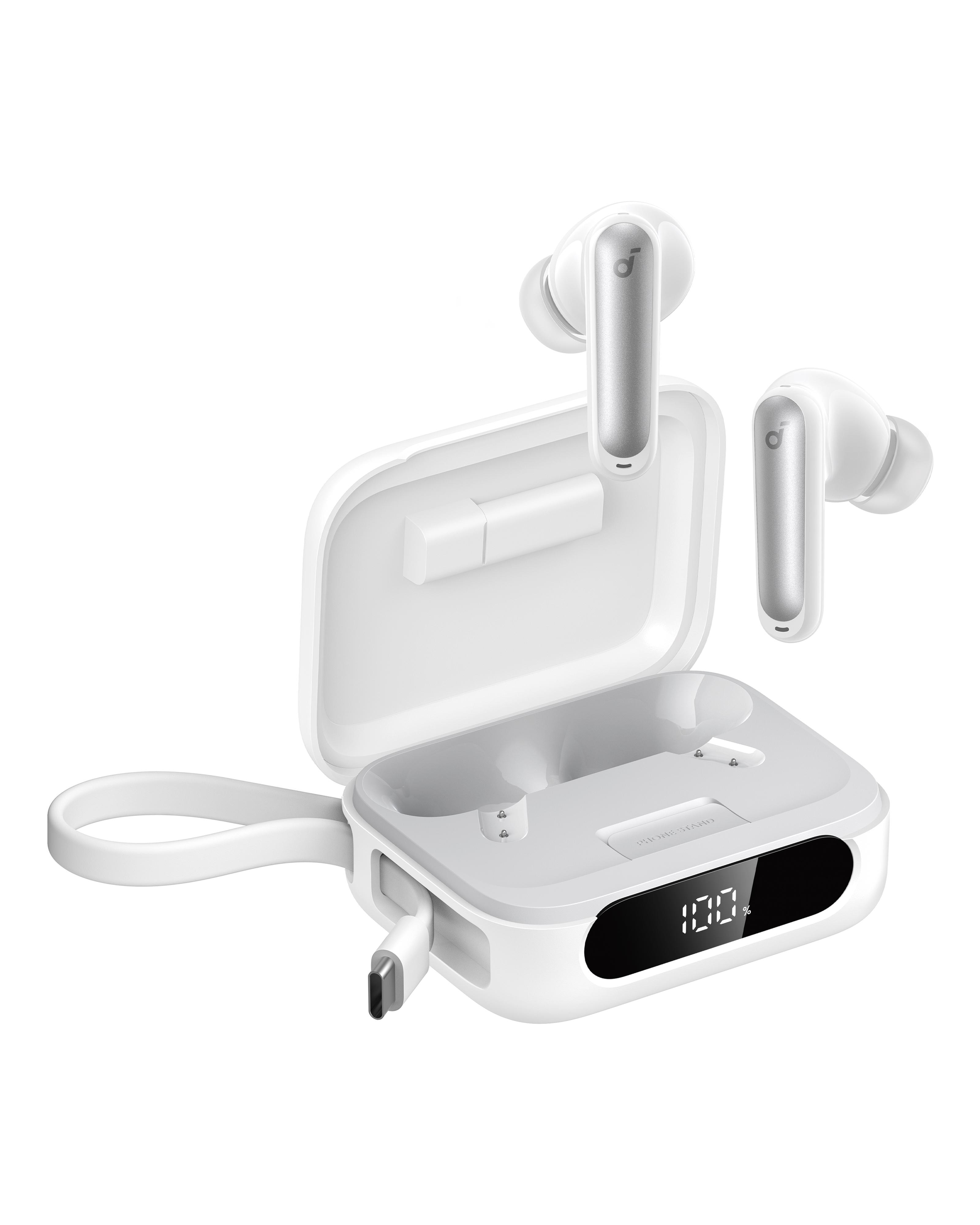 soundcore P41i True Wireless Bluetooth-Kopfhörer; weiß; integrierte Powerbank