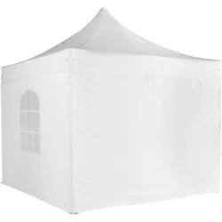 Oviala Business Feste Wand für Faltzelt pro 50mm weiß 4m - Oviala