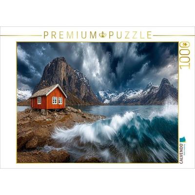 CALVENDO Puzzle Ein `Fisherman´s cabin`. der Ruheort für die Fischer zwischen den Fangfahrten | 1000 Teile Lege-Größe 64x48cm Foto-Puzzle für glücklic