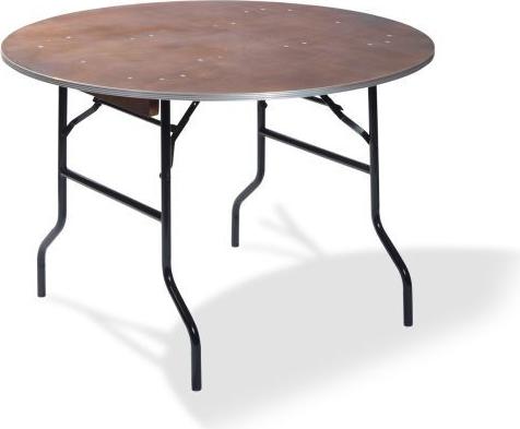 Bankettisch/Klapptisch holz rund Ø 122 cm, 20122