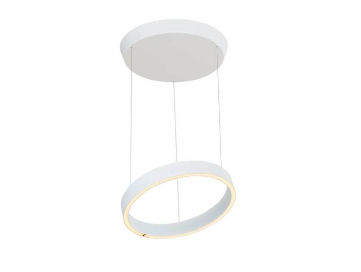 EOS 360 Pendelleuchte Small White - Loom Design EOS 360 Small - Wohnzimmer - Modern - Aluminium - Einflammig