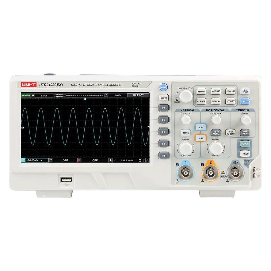 Uni-T UTD2102CEX+ Oszilloskop (Oszilloskop) (LEC-MIE0442)