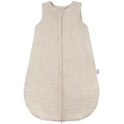 Makian, Babyschlafsack, Schlafsäcke Musselin-Schlafsack - Beige - Gr. 60 cm (1.0 TOG, Frühling, Herbst, Sommer)