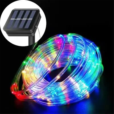 Combo Retail Shop Solar Powered LED Tube Light, Waterproof Light For Garden, Patio, Wedding, Party, Outdoor Tree, Stair, Railing Guardrail colorful 12m100leds
