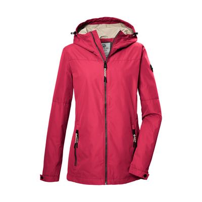 Funktionsjacke "GS 71 WMN JCKT", Damen, Gr. 46, pink, Obermaterial: 100% Polyester.Futter: 100% Polyester, G.I.G.A. DX BY KILLTEC, Jacken Funktionsjacke, Damenjacke: wasserdicht, winddicht, verstellbar, Kapuze