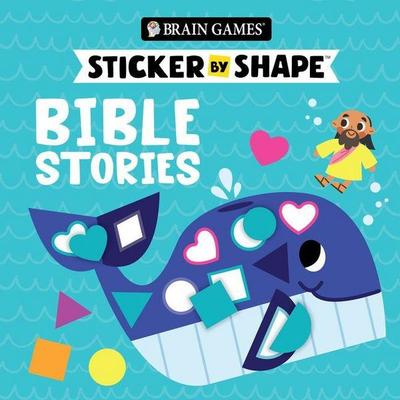 Brain Games - Sticker by Shape: Bible Stories, Taschenbuch von Publications International Ltd,Little Grasshopper Books,Brain Games, Publications