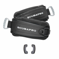 Scubapro - Hydros Pro 2 - Monorail-Bleitaschen-Set - Größe: Standard - Farbe: Schwarz