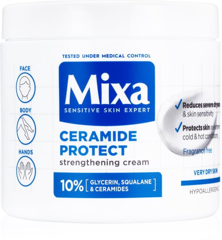 Mixa Ceramide Protect crème pour le corps régénérante pour peaux sensibles 400 ml
