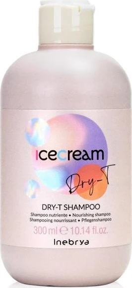 Inebrya Ice Cream Dry-T Shampoo ( dry. crepe and chemically treated hair ) - Nourishing Shampoo - (Trockenshampoo, 300 ml) (8008277263205)
