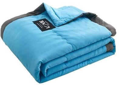 Uplift Picks Double Sided Cooling Blanket Breathable Summer Quilt blue 100x140 Cm