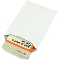 Transpak, Versandtasche + Luftpolstertasche, Versandtasche Masse 175x250mm A5 Gewicht 500g/qm Vollpappe weiss SK LxBmm (100 Stk.)