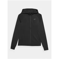 4F, Damen, Sportshirt, Damen-Trainings-Sweatshirt, schnelltrocknend, schmal geschnitten (L, M, S, XL, XS), Schwarz