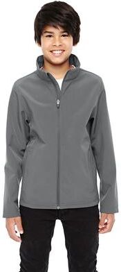 Team 365 TT80Y Youth Leader Soft Shell Jacket size Medium   Polyester Blend