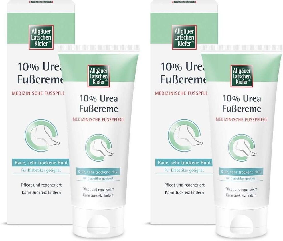 Allgäuer Latschenkiefer Allgäuer Latschenk. 10% Urea Fußcreme 2x 2x100 ml Creme