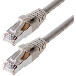 Helos Patchkabel SF/UTP Cat 5e grau 1,0m