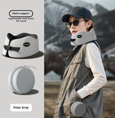 StayWell Memory Foam, U shaped Pillow, Travel Neck Pillow, Soft Comfortable, Car Airplane Pillow, Office Sleeping Pillow gray