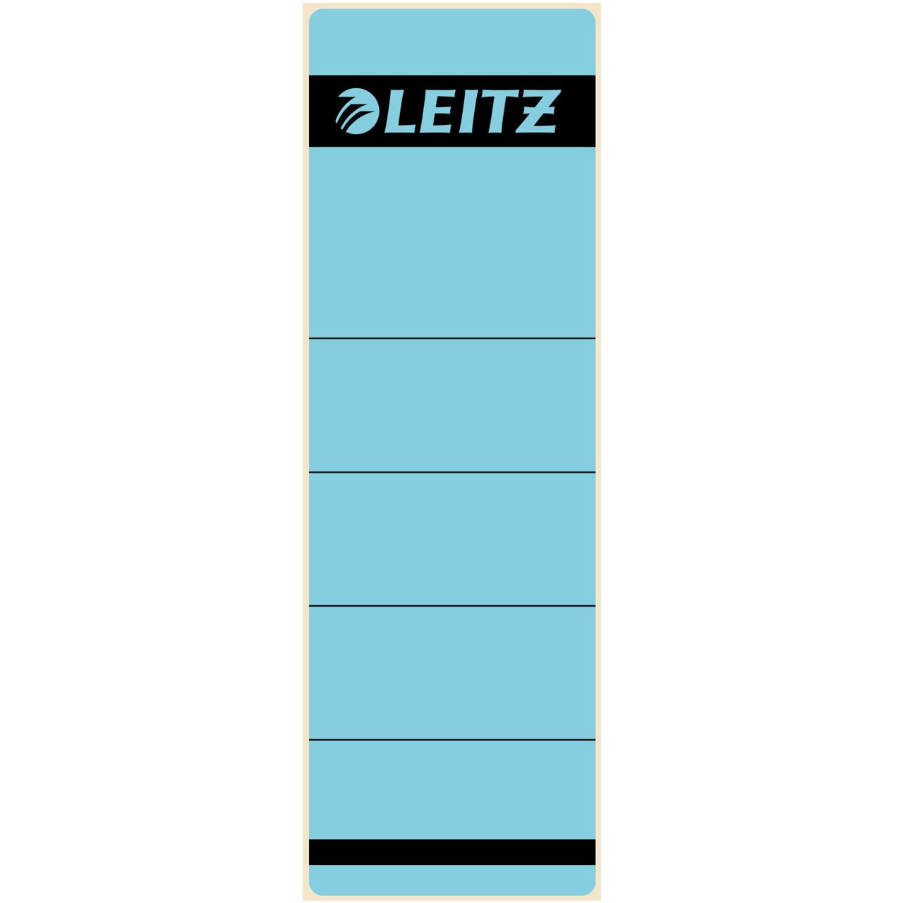 LEITZ 10 Ordneretiketten 1642 blau für 8,0 cm Rückenbreite