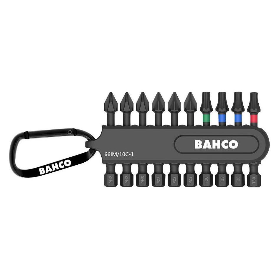 Bahco 1/4" Torsion Bit-Satz für Phillips/Pozidriv/Torx Schrauben im praktischem Kunststoffhalter - 10-t (7314150450732)
