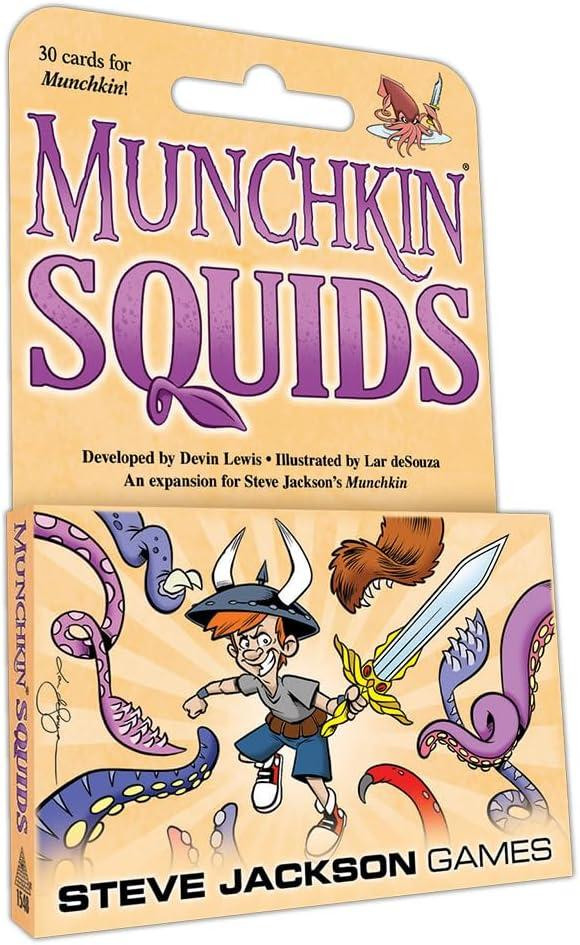 Steve Jackson Games Munchkin Squids Card Game Expansion