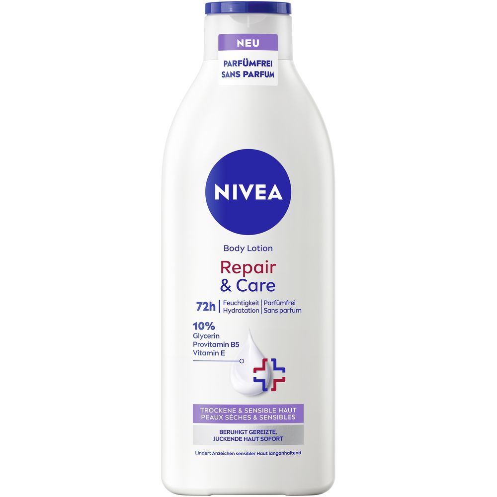 Nivea Repair & Care Body Lotion Parfümfrei 400ml 400 ml