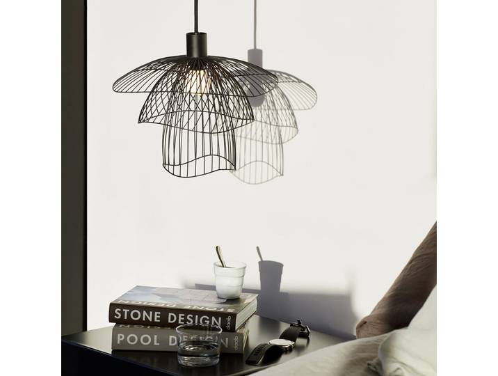 Papillon Pendelleuchte XS Black - Forestier Papillon XS - Wohnzimmer - Design - Metall - Einflammig