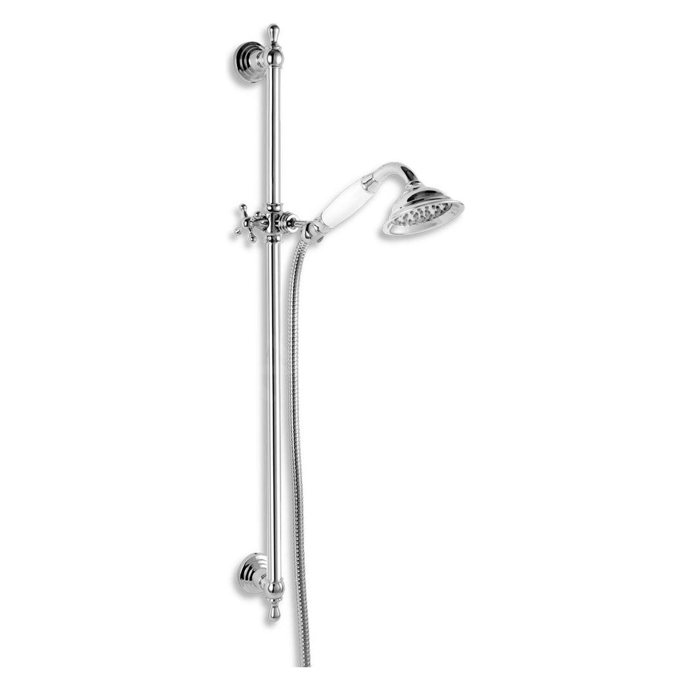 Novaservis Shower set FERRO RETRO N160, complete with 78 cm stand, sliding shower holder, 1 functions (A073)
