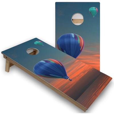 Skip's Garage Hot Air Baloon Outdoor Cornhole Set