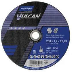 Trennscheibe Vulcan Stahl/Inox gerade 230 x 1,9mm