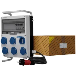 Baustromverteiler TD-S/FI 6x230V mit Kabel und Ständer Mennekes Stromverteiler Doktorvolt DV-9351-D