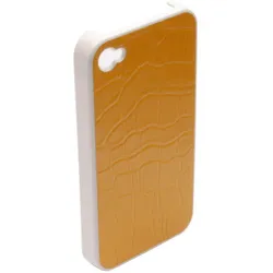 Hard Cover für iPhone 4, 4S - Konkis - VINTAGE, Kroko-Optik