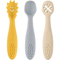 6x Reer, Kindergeschirr + Kinderbesteck, Little Yummie
