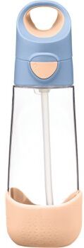B.Box Bottle with Straw garrafa com palhinha Peach 1 un.. Bottle with Straw