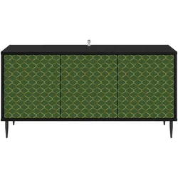 vidaXL, TV Möbel, Padonano (Smaragd geometrisches Muster) (33 x 33 x 51 cm)