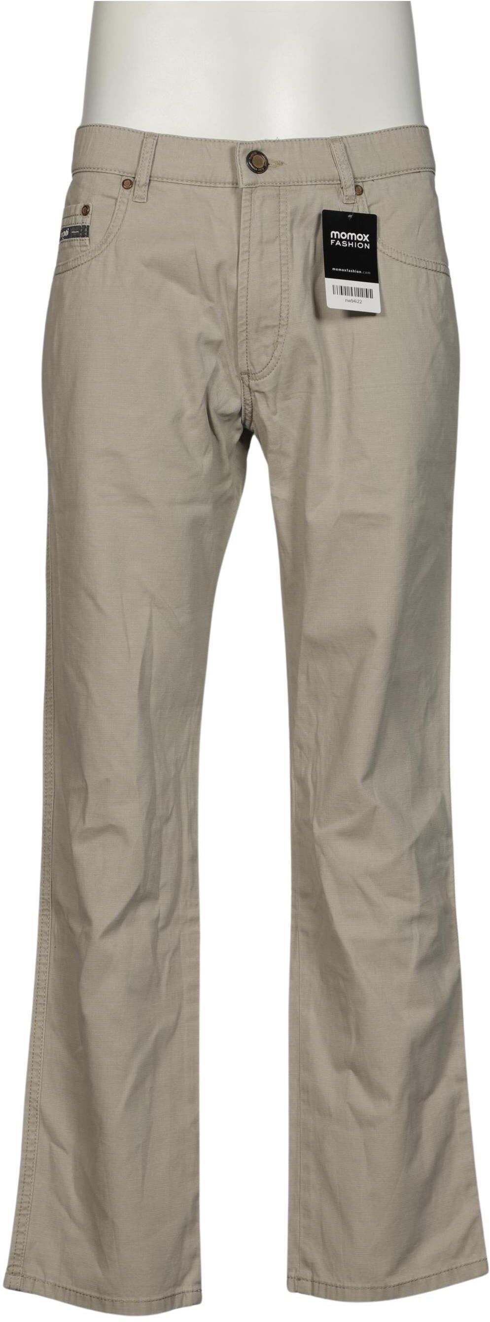 Bugatti Herren Jeans, Beige, Gr. W33, Elasthan / Baumwolle - Second Hand