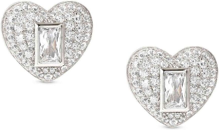 Nomination Domina pave silver sydän korvakorut 240407/031