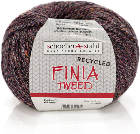 Schoeller + Stahl Wolle Finia Tweed, lava