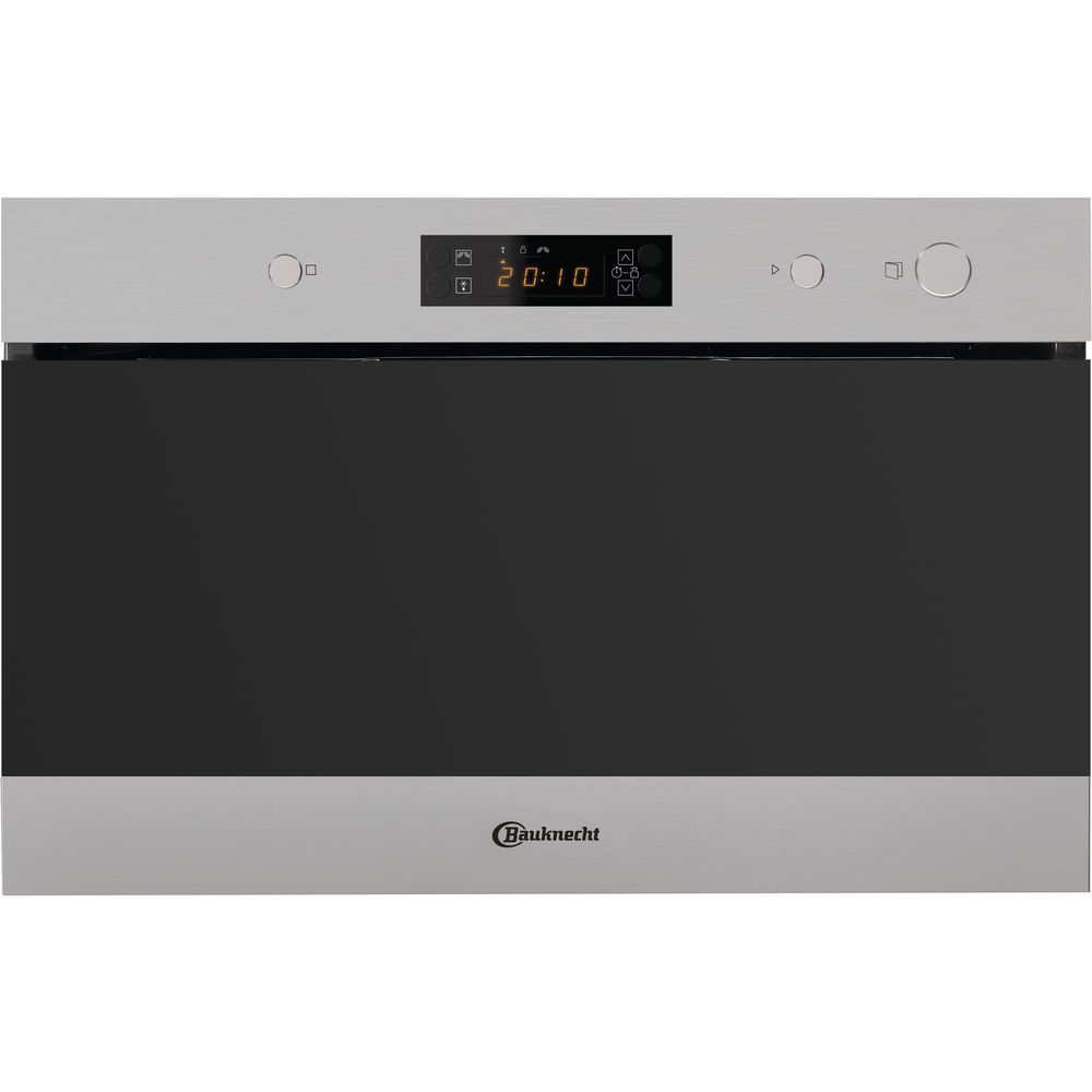 Bauknecht EMNK32138IN Einbau-Mikrowelle 750 W Größe: mittel 4 Stufen (Schwarz/Edelstahl) EMNK3 2138 IN